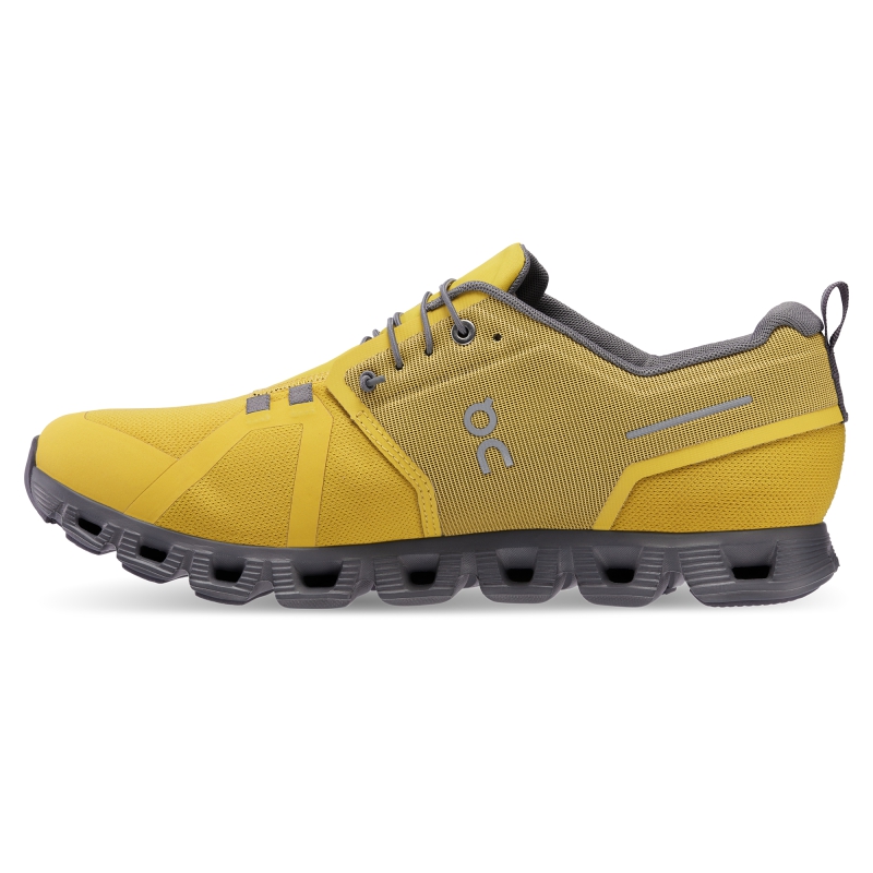 Chaussure Running On Cloud 5 Waterproof Moutarde  Homme  | TXA-3249695