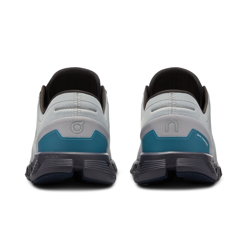 Chaussures Running Route On Cloud X 3 Glacier  Iron  Homme  | TRE-7121095