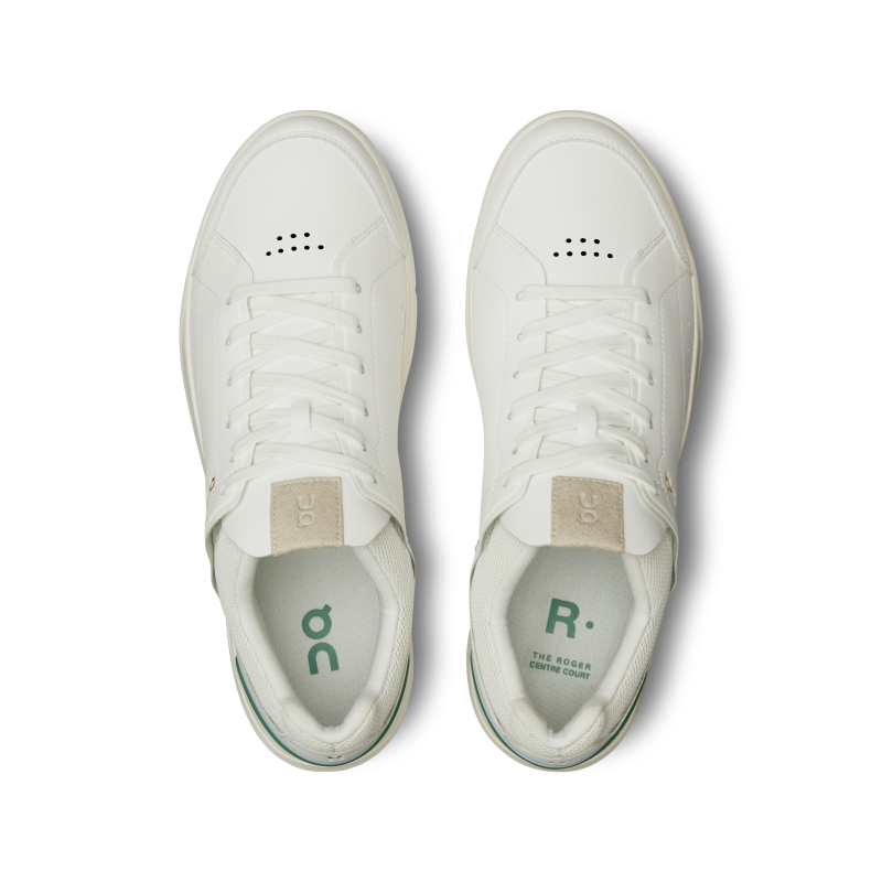 Basket On THE ROGER Centre Court Blanche Vert  Homme  | QPD-8827977