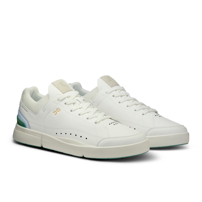 Basket On THE ROGER Centre Court Blanche Vert  Homme  | QPD-8827977