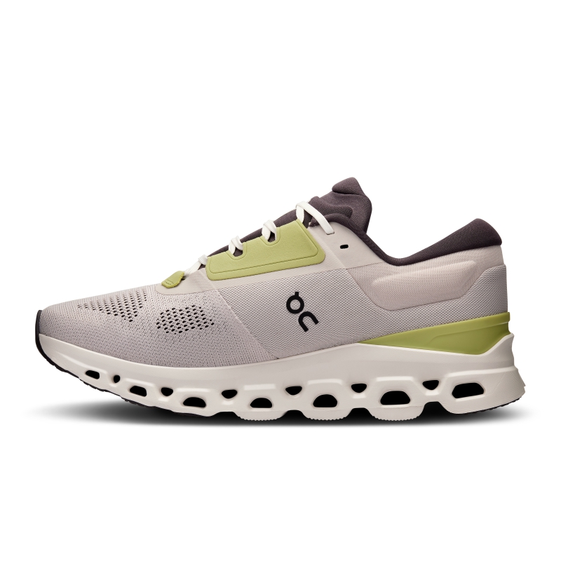 Chaussures Running Route On Cloudstratus 3 Blanche  Homme  | OIG-2642680