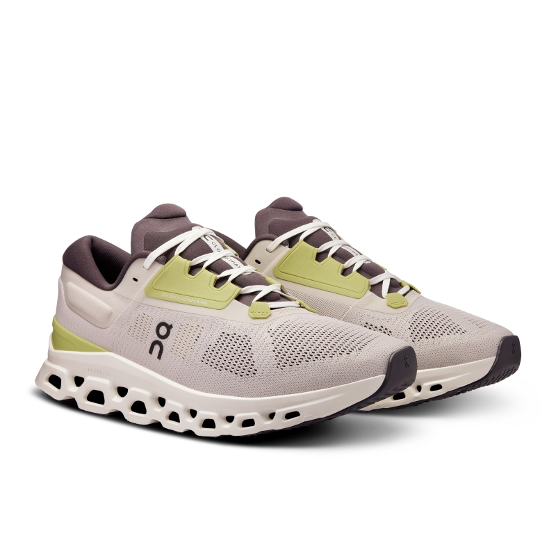 Chaussures Running Route On Cloudstratus 3 Blanche  Homme  | OIG-2642680