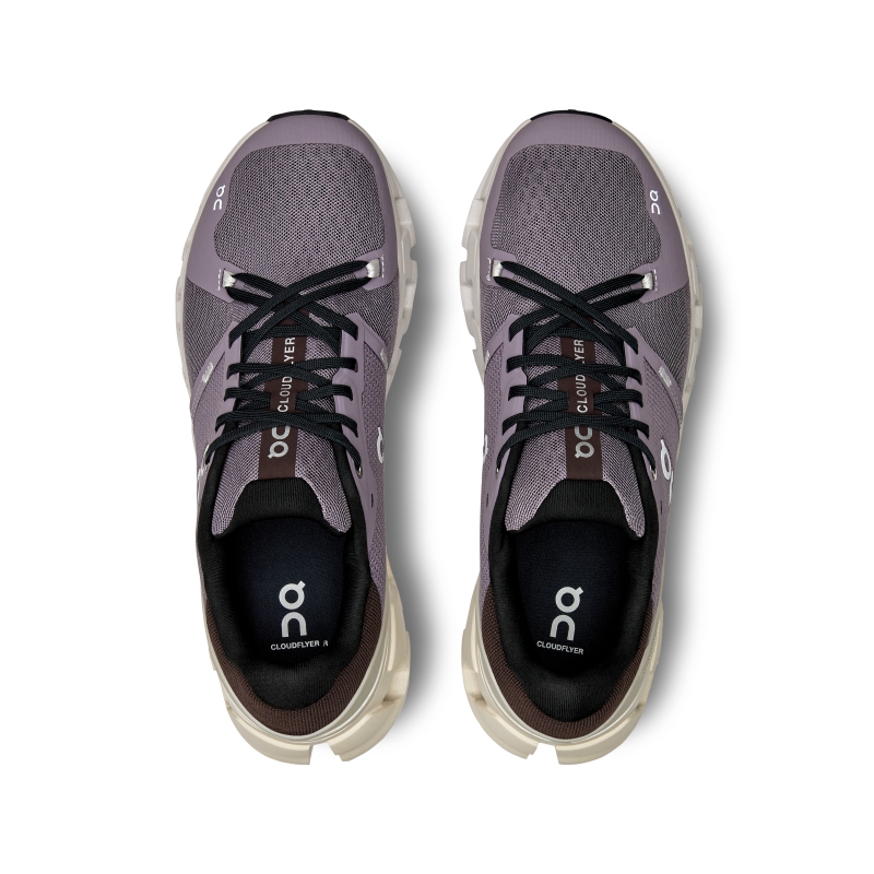 Chaussures Running Route On Cloudflyer 4 Grise Foncé  Homme  | UFL-5052769