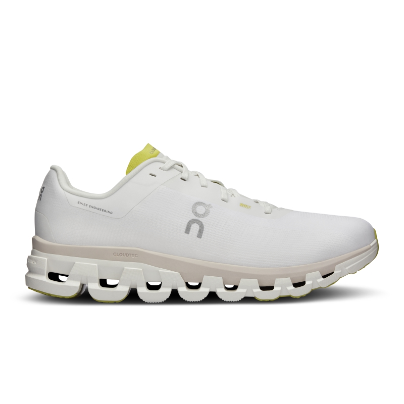 Chaussures Running Route On Cloudflow 4 Blanche Marron  Homme  | LME-8533639