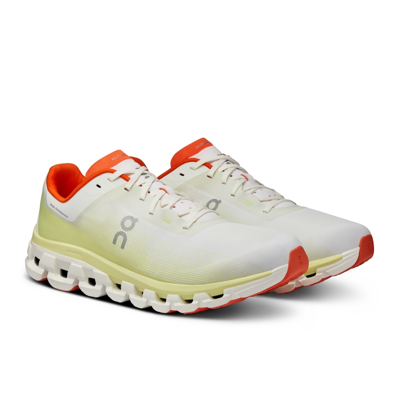 Chaussures Running Route On Cloudflow 4 Blanche  Homme  | UUS-3609449